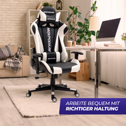 Gaming Stuhl MaxPodium Skilled White (B-WARE)