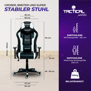 Gaming Stuhl MaxPodium Tactical White