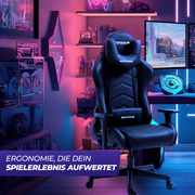 Gaming Stuhl MaxPodium Tactical Black (B-WARE)