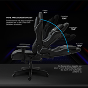 Gaming Stuhl MaxPodium Tactical SMI Black (B-WARE)