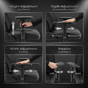 Gaming Stuhl MaxPodium Heavy SMI Black