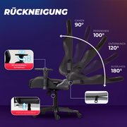 Gaming Stuhl MaxPodium Tactical Black (B-WARE)