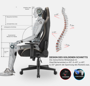 Gaming Stuhl MaxPodium Tactical Grey- Stoff