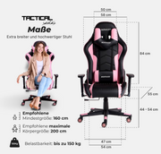 Gaming Stuhl MaxPodium Tactical Black Rosa
