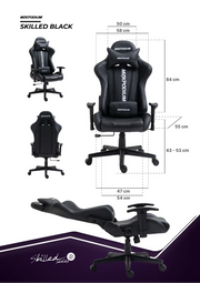 Silla gaming MaxPodium Skilled negra (B-STOCK) 